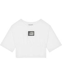 Dolce & Gabbana - Logo Plate T Shirt - Lyst