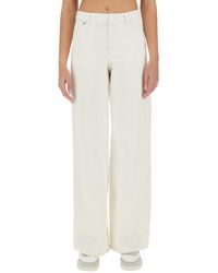 A.P.C. - Elisabeth Jeans Bianco-Donna - Lyst