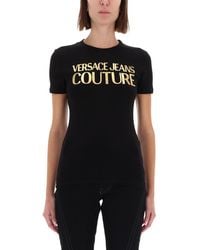 Versace Jeans Couture - T-Shirt With Logo - Lyst