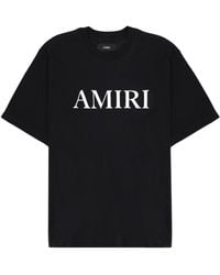 Amiri - Brand-Embellished Crewneck Cotton-Jersey T-Shirt - Lyst