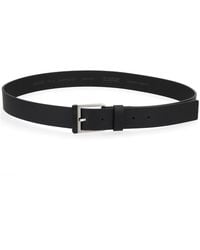 HUGO - Solid Buckle Belt - Lyst