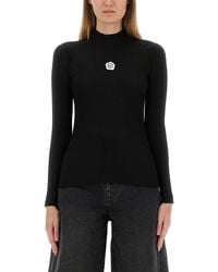 KENZO - Jersey With Embroidery "Boke Flower 2.0" - Lyst