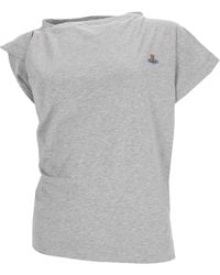 Vivienne Westwood - Top "Hebo" Con Logo - Lyst