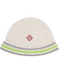 CASABLANCA - Knit Hat With Logo - Lyst