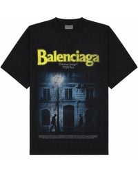 Balenciaga - T-Shirt Con Stampa - Lyst