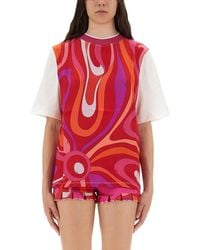 PUCCI - Iris" Print T-Shirt - Lyst