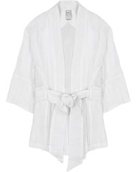 120% Lino - Giacca Kimono - Lyst