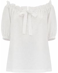 Patou - Solid Off Shoulder Top - Lyst