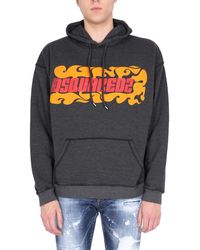 DSquared² - Logo Printed Sweatshirt - Lyst