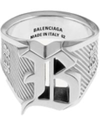 Balenciaga - "Chevalier Melrose" Ring - Lyst