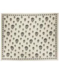 McQueen - Foulard "Skull" - Lyst