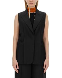 Fendi - Sleeveless Blazer - Lyst