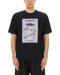 Undercover - Graphic Print T-Shirt With Ufo Design - Lyst
