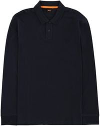 BOSS - Long-Sleeved Polo Shirt - Lyst