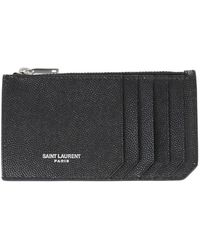 Saint Laurent - Portacarte - Lyst
