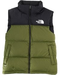 The North Face - Retro Nuptse 1996 Puffer High Collar Vest - Lyst