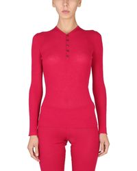 DSquared² - Ribbed V-Neck Slim Fit Shirt - Lyst