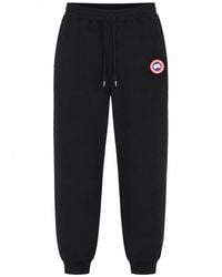 Canada Goose - Pantalone Jogger Con Patch Logo - Lyst