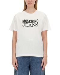 Moschino - Logo Crew Neck T-Shirt - Lyst
