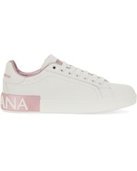 Dolce & Gabbana - Sneakers Portofino Calfskin - Lyst