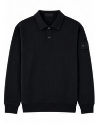 Stone Island - Polo Con Patch Logo - Lyst