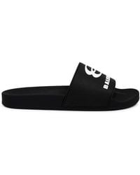 Balenciaga - Slip-On Sandal With Logo - Lyst