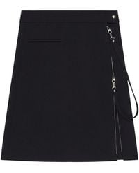 Courreges - Midi Skirt With Zipper - Lyst