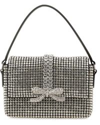 Self-Portrait - Rhinestone Chainmail Micro Bag - Lyst