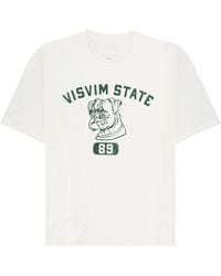 Visvim - Jumbo Bulldog Cotton Graphic T-Shirt - Lyst