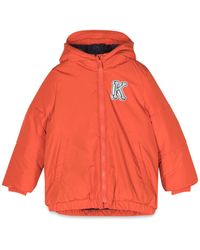 KENZO - Down Jacket With Hood - Lyst