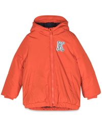 KENZO - Down Jacket With Hood - Lyst