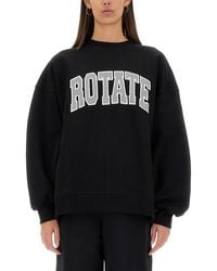 ROTATE BIRGER CHRISTENSEN - Heavy Cotton Sweatshirt - Lyst