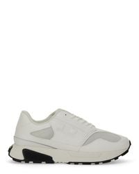 DIESEL - Sleek Off- Sneakers With Calf Leather Accents - Lyst