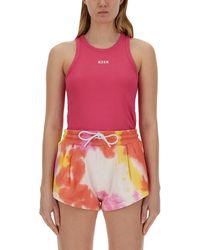 MSGM - Tops With Logo - Lyst
