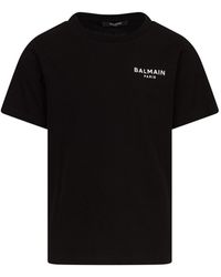 Balmain - T-Shirt With Logo - Lyst