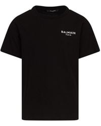 Balmain - T-Shirt With Logo - Lyst