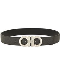 Ferragamo - Reversible "Hooks" Belt - Lyst