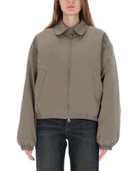 Our Legacy - Boxy Oversized Sports Jacket With Elasticated Hem - Lyst