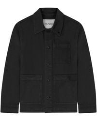 Closed - Solid Shirt Collar Jacket - Lyst