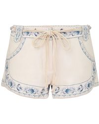 Zimmermann - Wanderlust Micro Short - Lyst