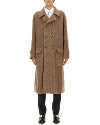 Dolce & Gabbana - Double-Breasted Wool Blend Jacket - Lyst