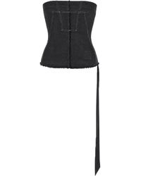 Rick Owens - Top "Splintered Bustier" - Lyst
