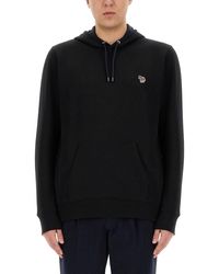 Paul Smith - Classic Hoodie With Logo Patch - Lyst