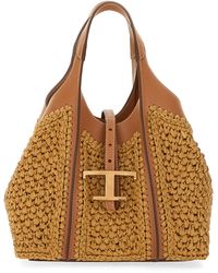 Tod's - Borsa Shopper "T Timeless" Mini - Lyst