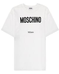 Moschino - Logo Crew Neck T-Shirt - Lyst