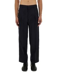 Marni - High-Waisted Wide Leg Pants With Pleated Front - Lyst