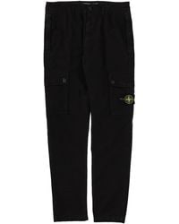 Stone Island - Cargo Pants With Logo Patch - Lyst