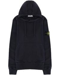 Stone Island - Deep Cotton Hoodie - Lyst