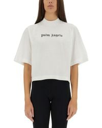 Palm Angels - T-Shirt With Logo - Lyst