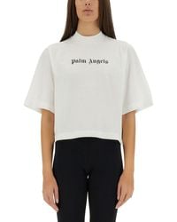 Palm Angels - T-Shirt With Logo - Lyst